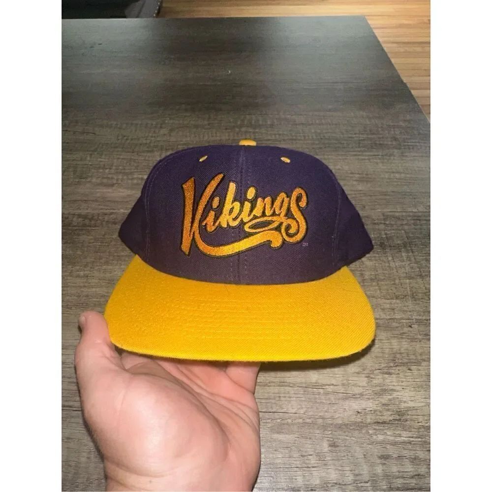 Minnesota Vikings American Needle Nutmeg Made in the USA SnapBack